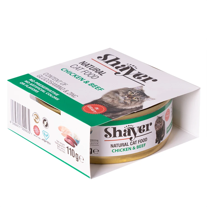 کنسرو ارگانیک شایر گربه 110 گرمی